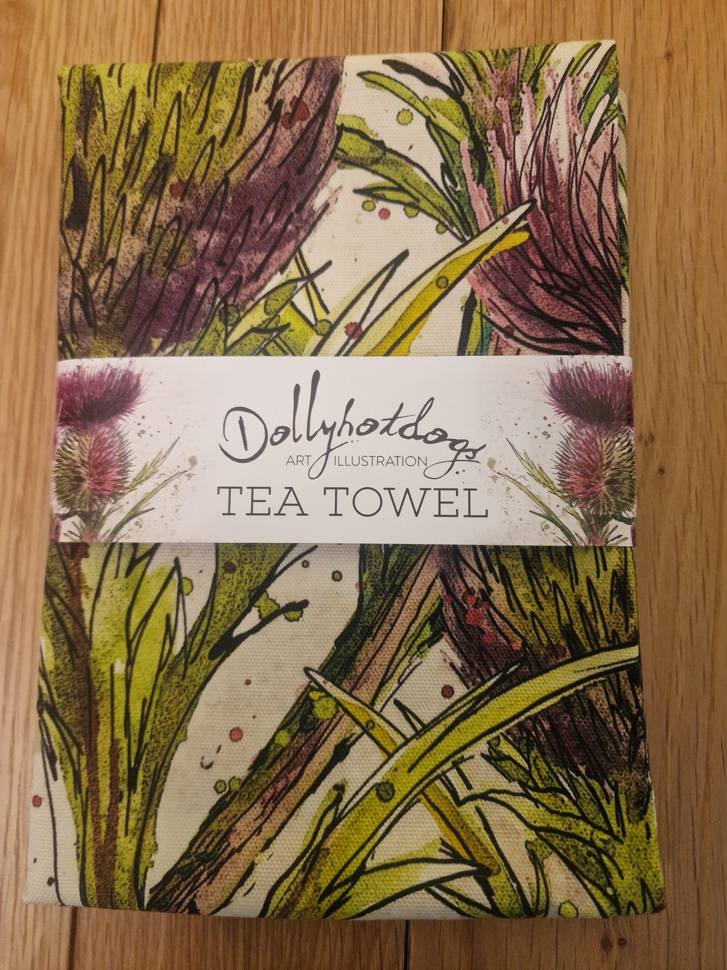 Thistle Tea Towel | Dolly Hot Dogs