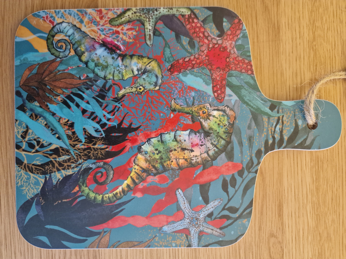 Seahorse & Starfish Chopping Board | Dolly Hot Dogs