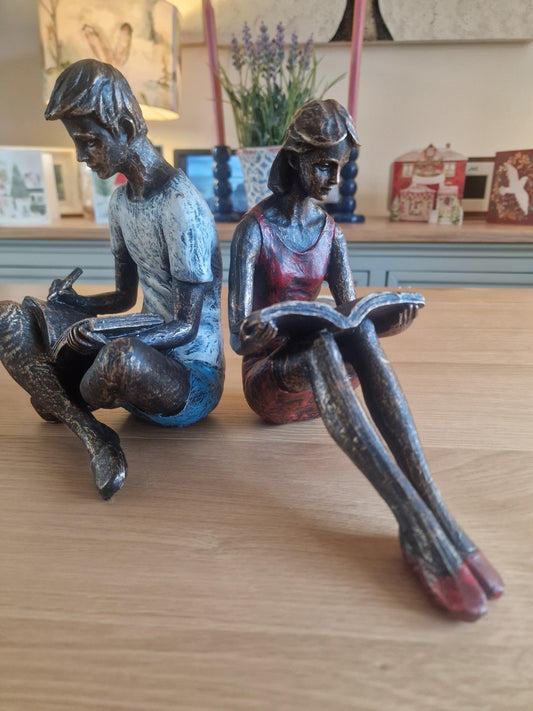 Bookends - Young Couple H19cm