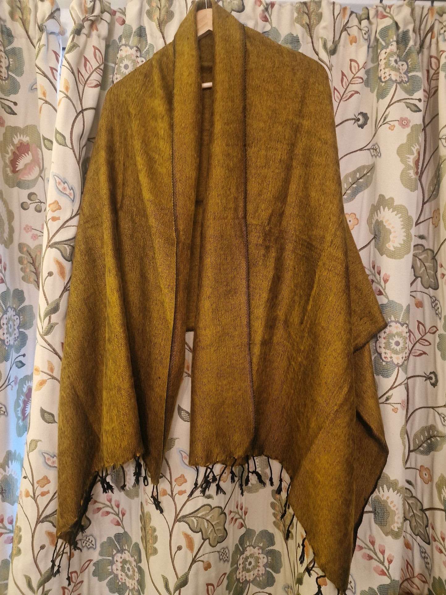 Nepali Yak Shawl - Dijon | Ethically Handloomed