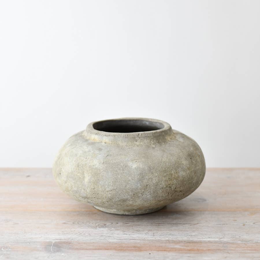 Perry Wide Neck Flower Vase | Handmade | 27cm