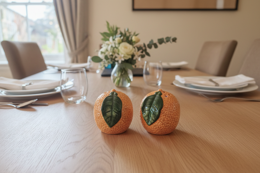 Orange Blossom Salt and Pepper Pots Gift Set- Boxed