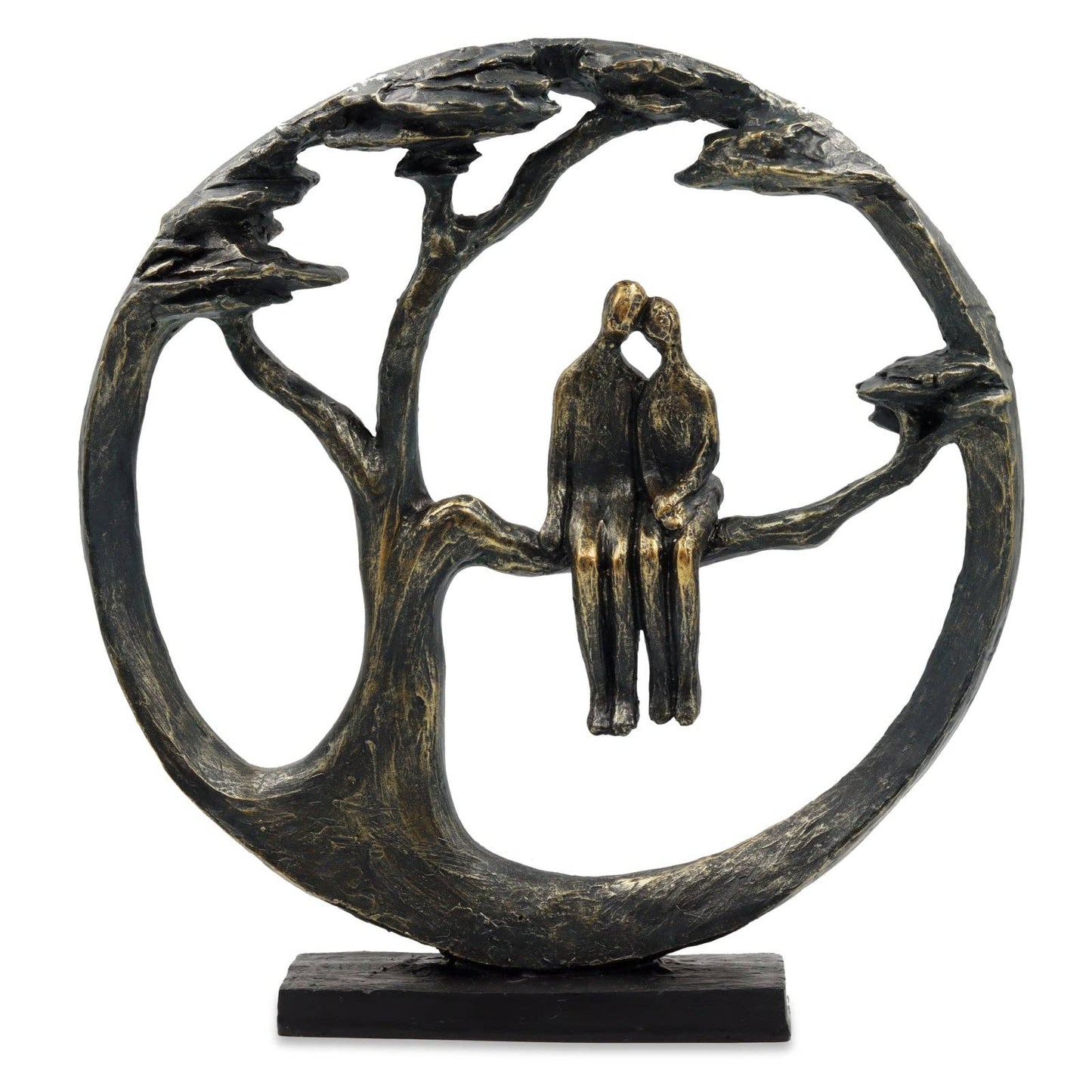 Couple in a Tree Sculpture
