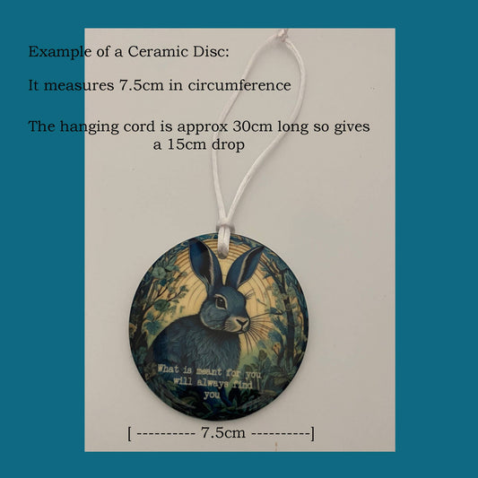 A Little Something - Cats Leave... Card & Ceramic Keepsake