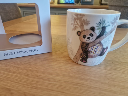 Bug Art Po Zi Panda Mug with presentation box