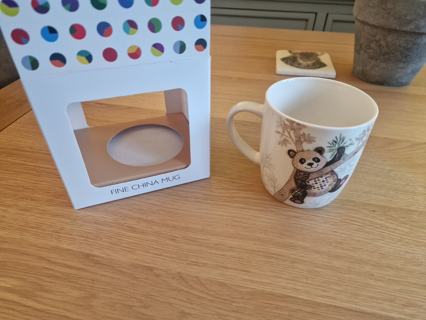 Bug Art Po Zi Panda Mug with presentation box