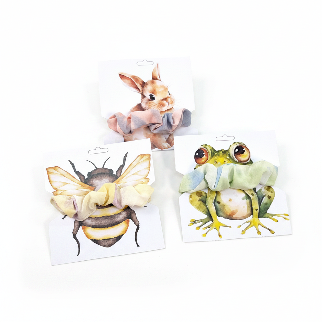 Scrunchies - White Background