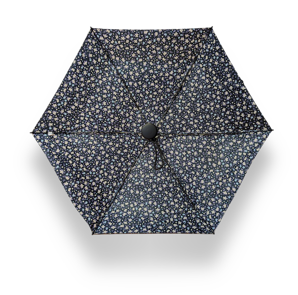 Super Mini Compact Umbrella - 5 Floral Patterns - L18cm Closed