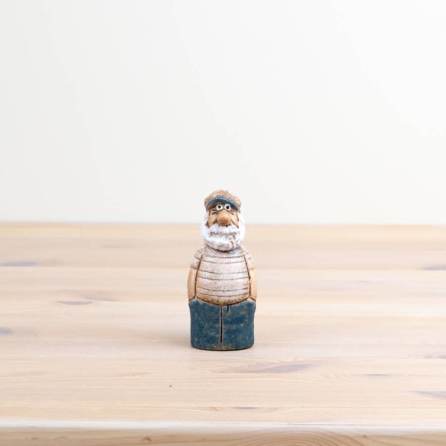 Speckled Blue Sailor Ornament 12.8cm