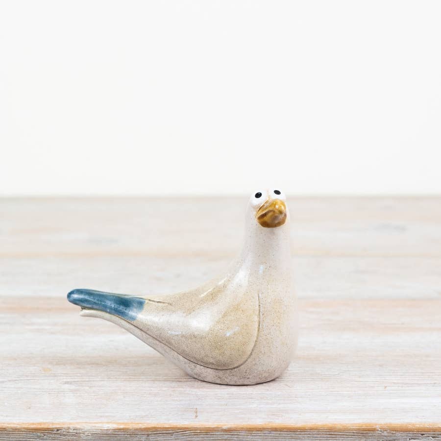 Sea Blue Seagull Ornament, 12.5cm
