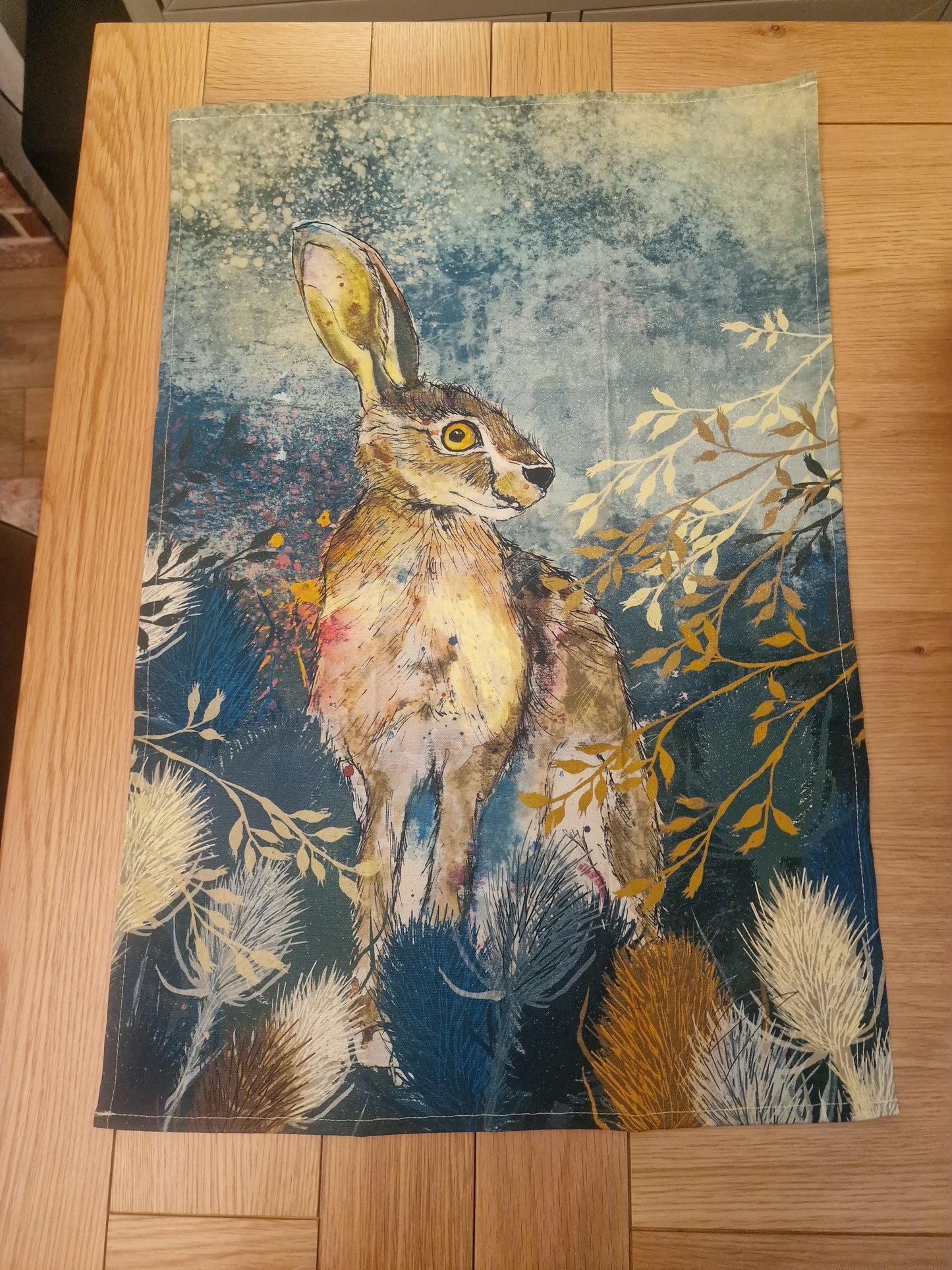 Hare Tea Towel | Dolly Hot Dogs