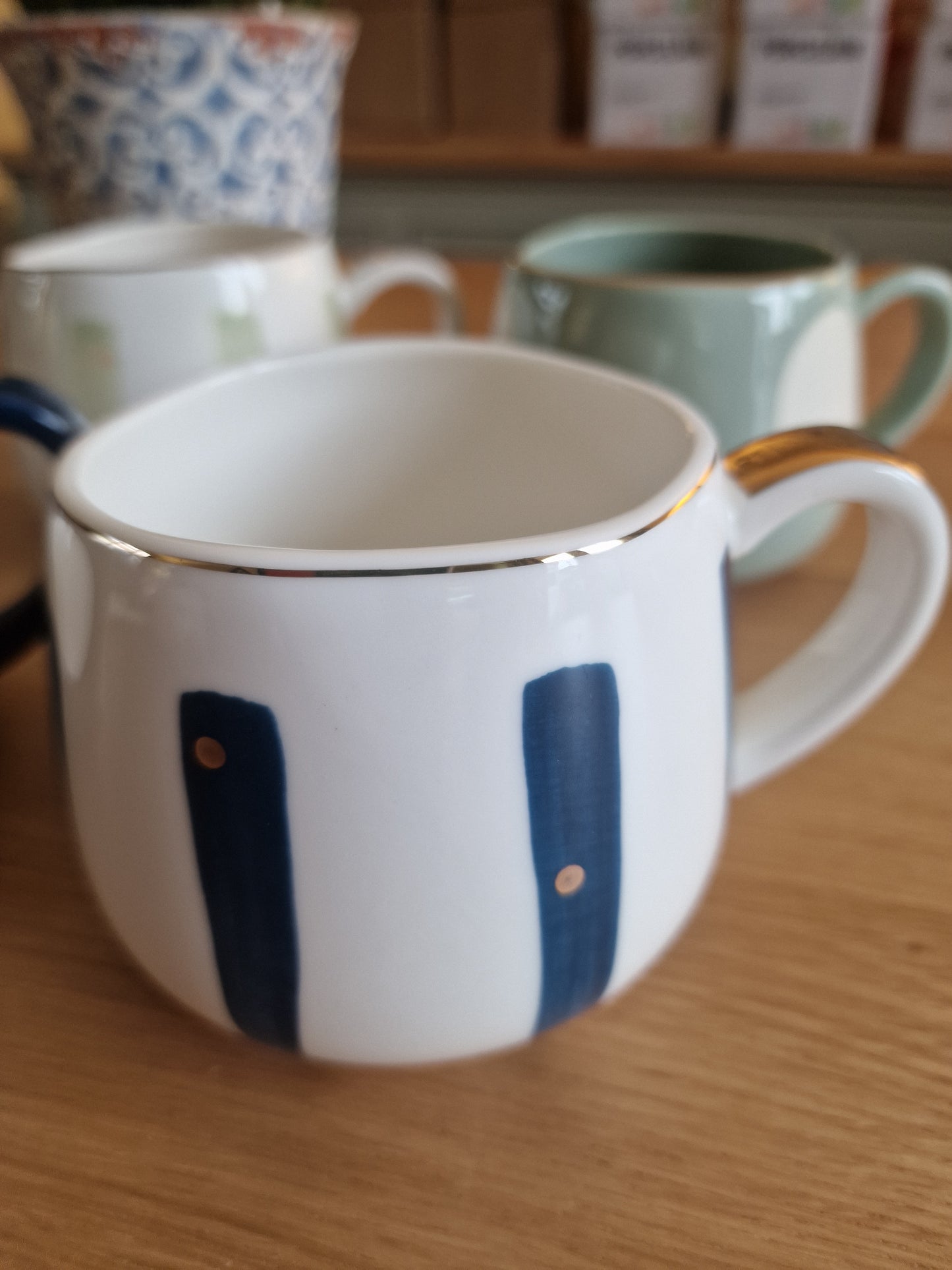 Nordic Ceramic Mug 370ml | Scandinavian Design Coffee Mug