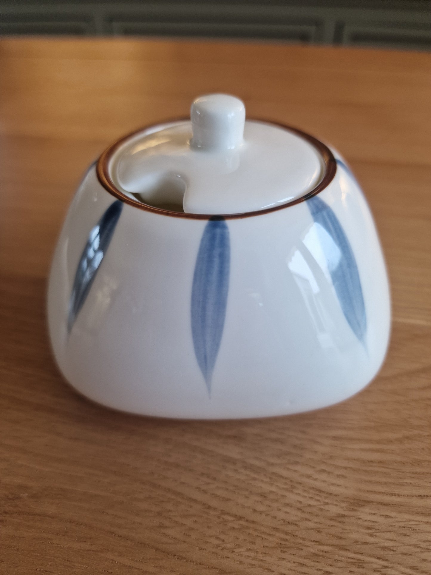 Japanese Hand-painted Ceramic Spice Jar