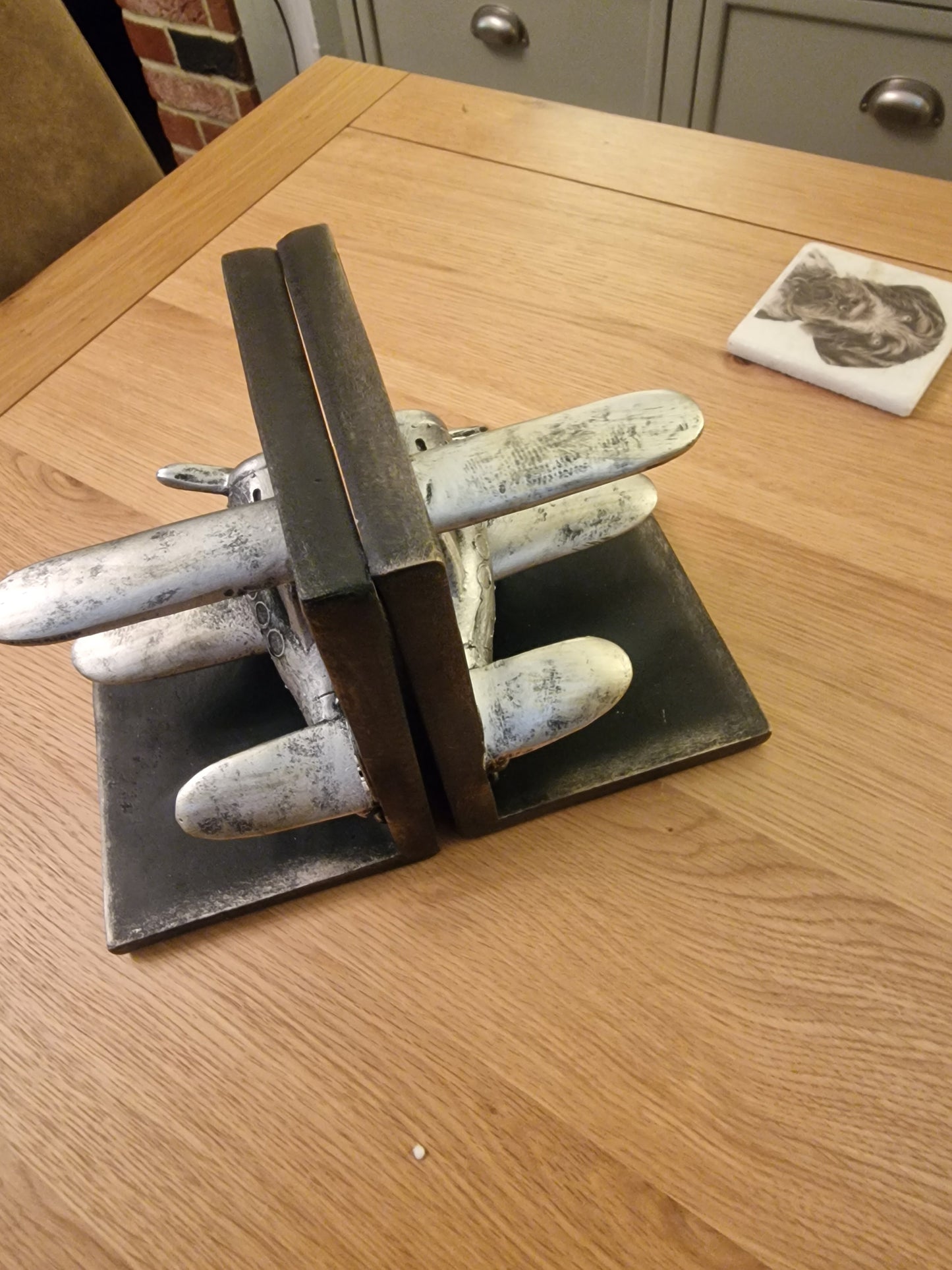Biplane Bookends