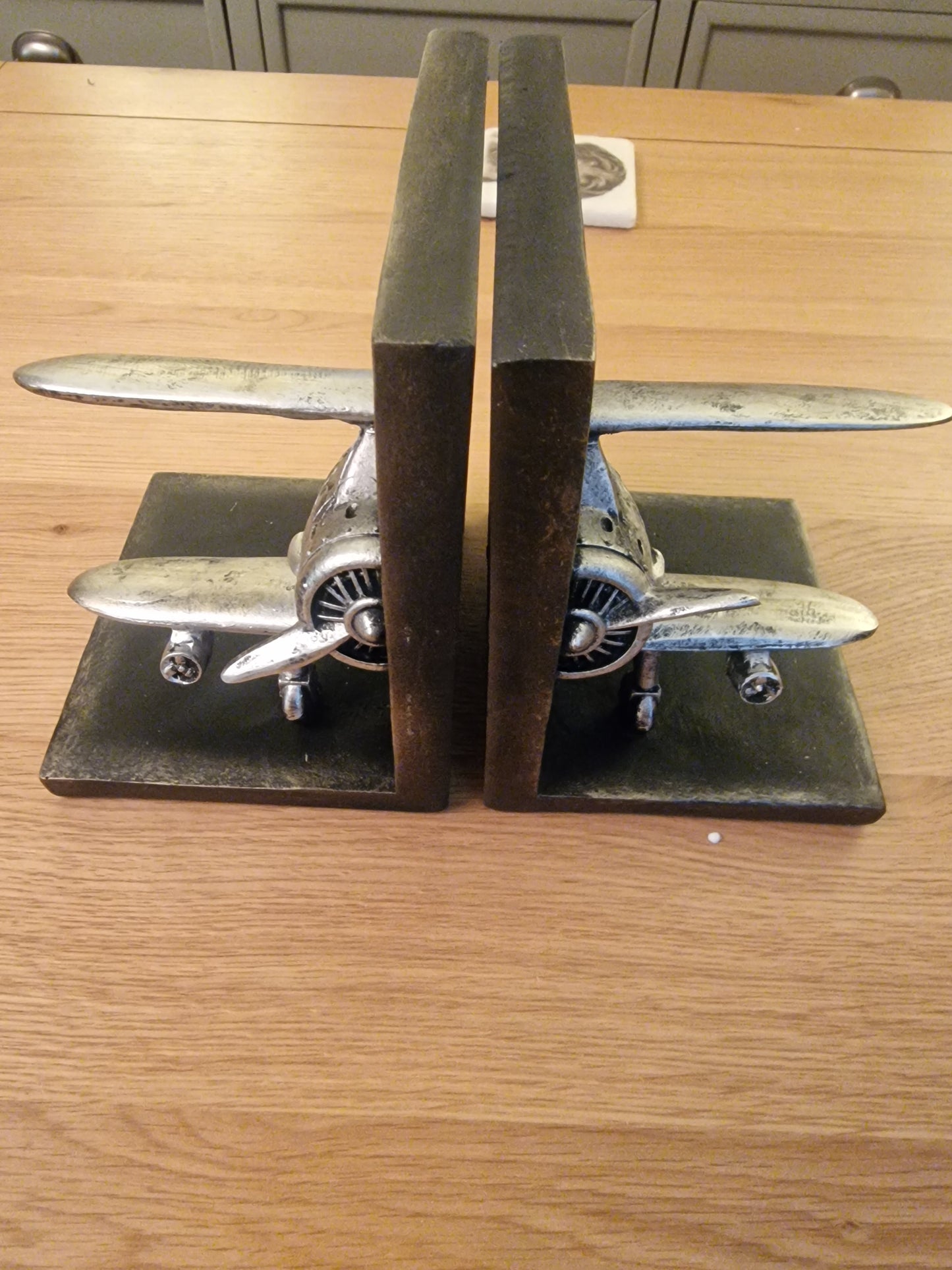 Biplane Bookends