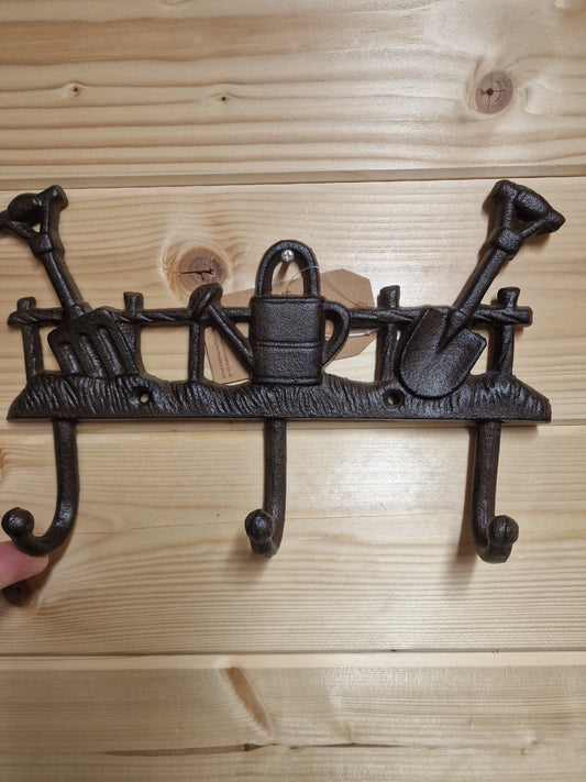 Cast Iron Garden Novelty Coat Hooks