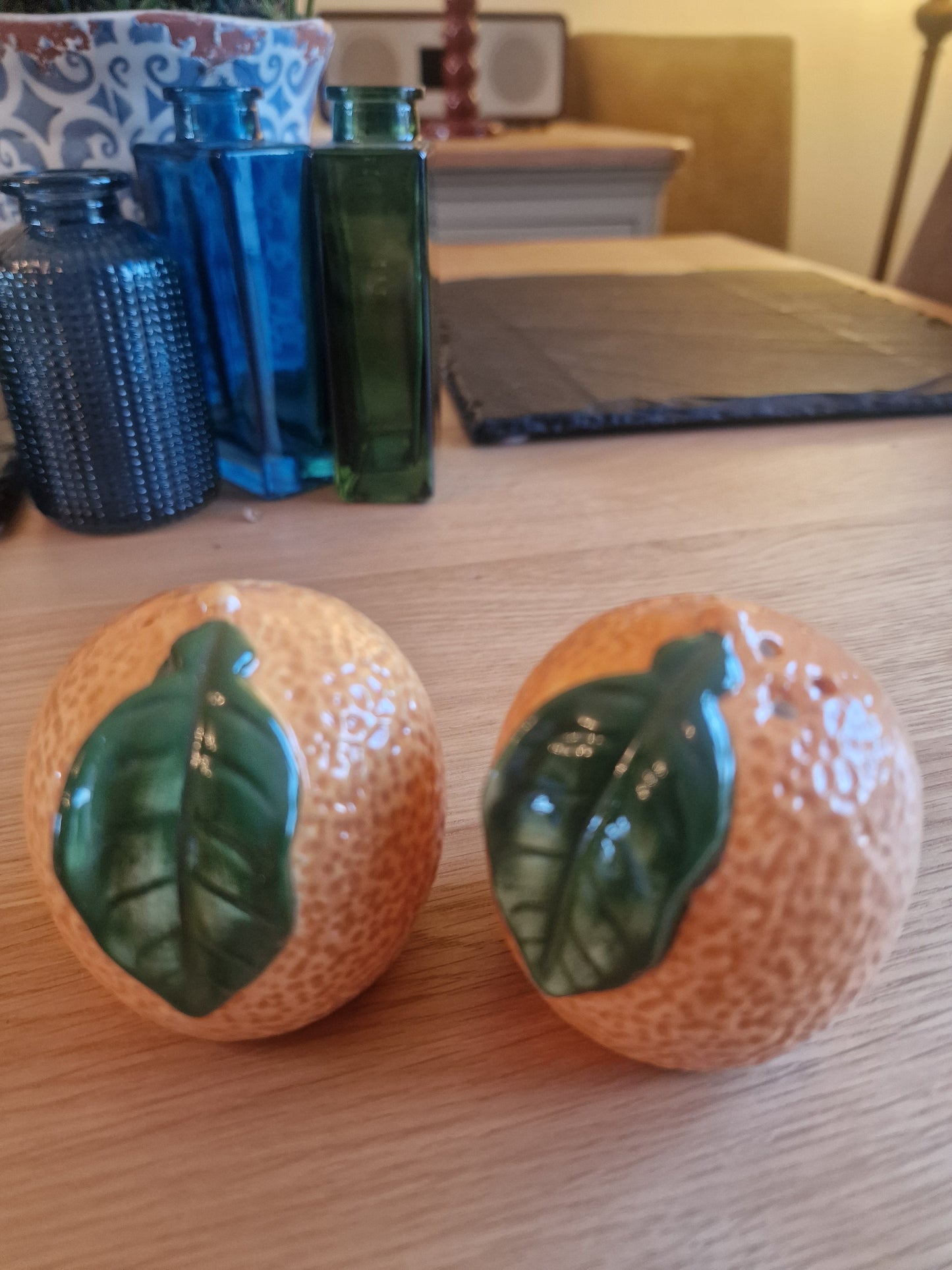 Orange Blossom Salt and Pepper Pots Gift Set- Boxed