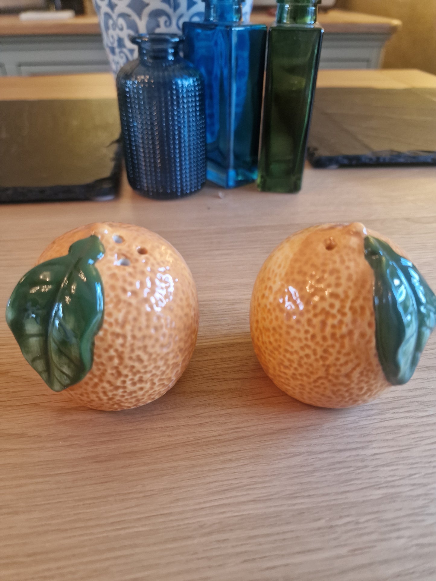 Orange Blossom Salt and Pepper Pots Gift Set- Boxed