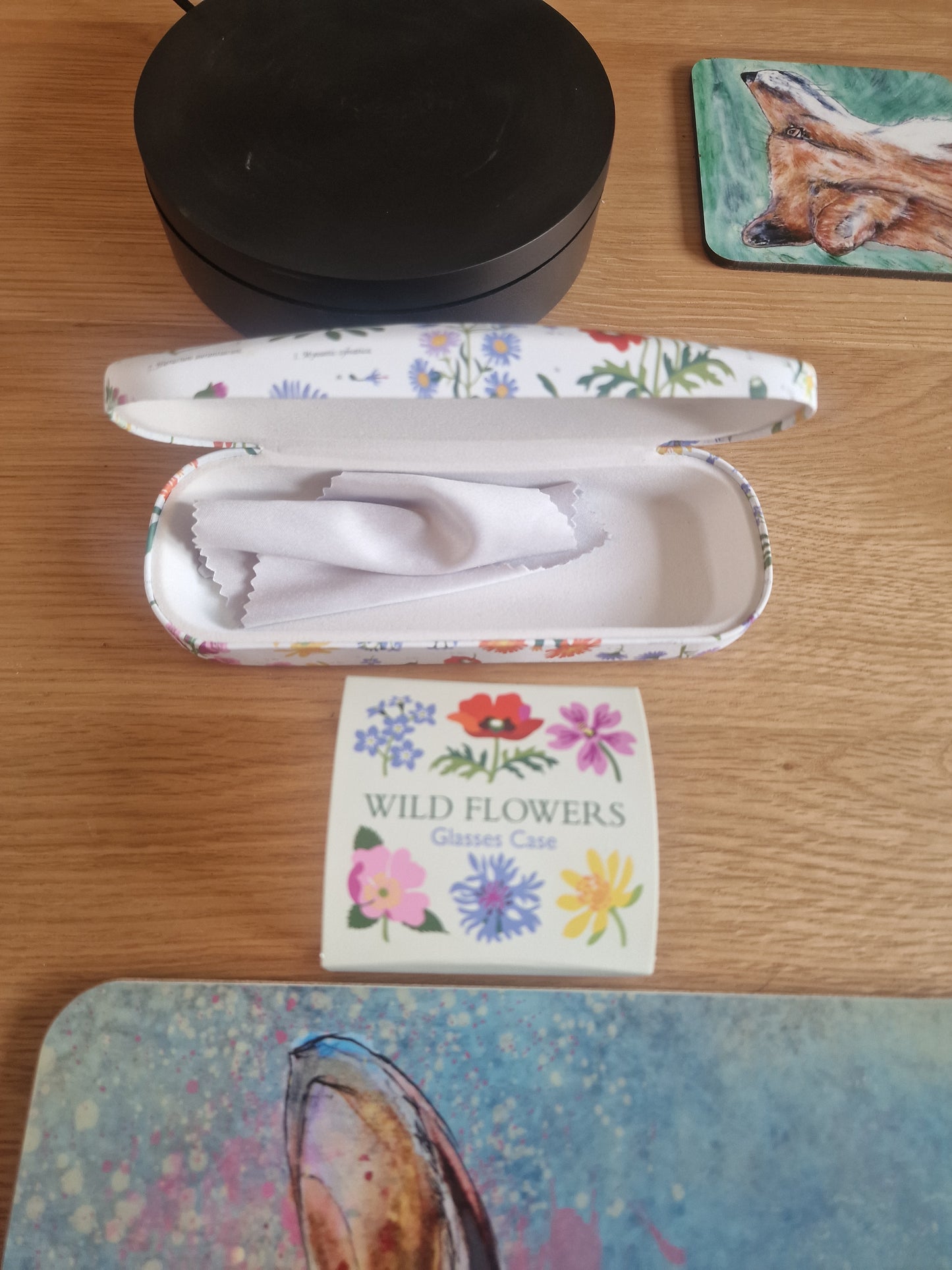 Botanical Wildflower Glasses Case