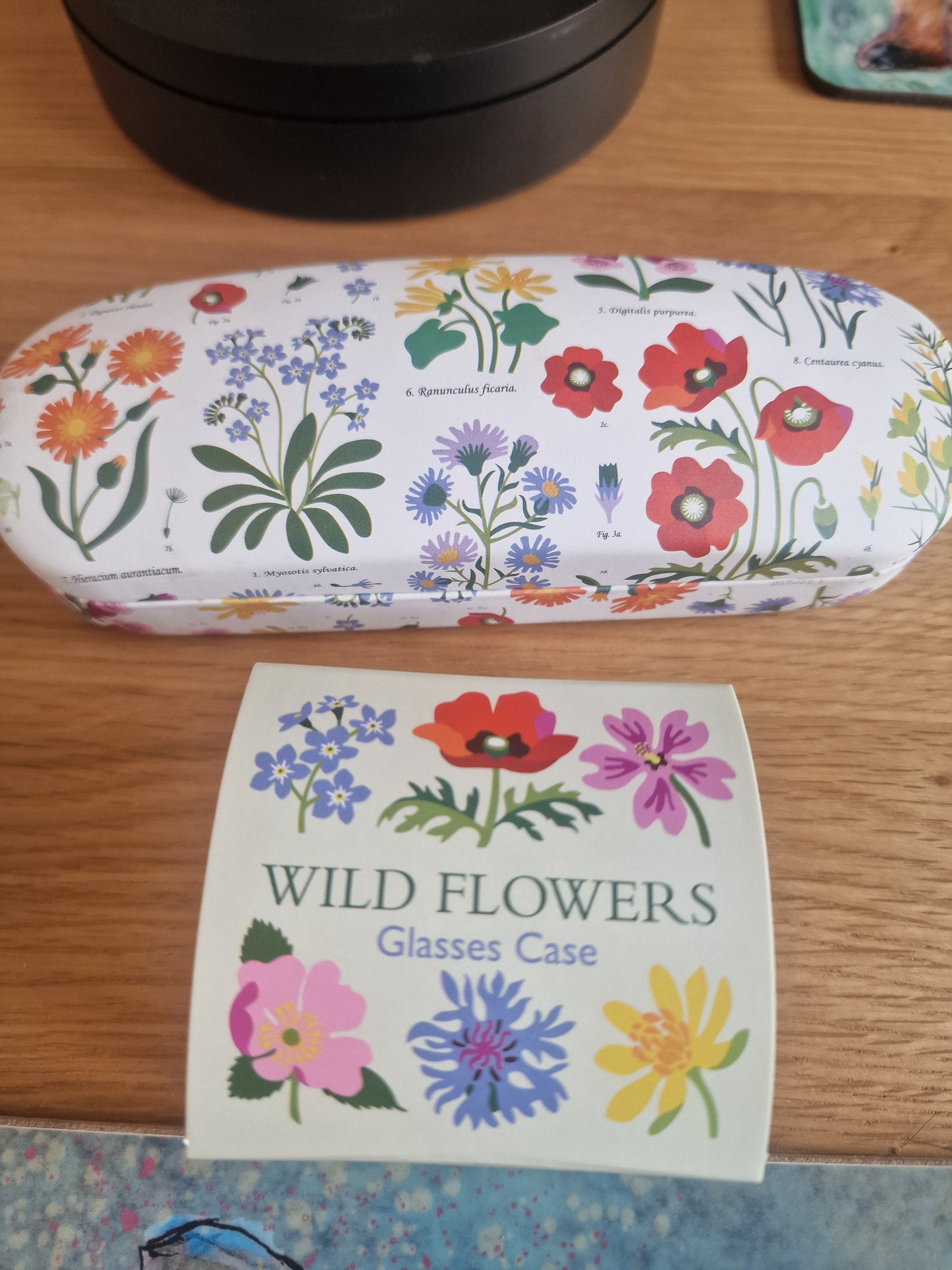 Botanical Wildflower Glasses Case