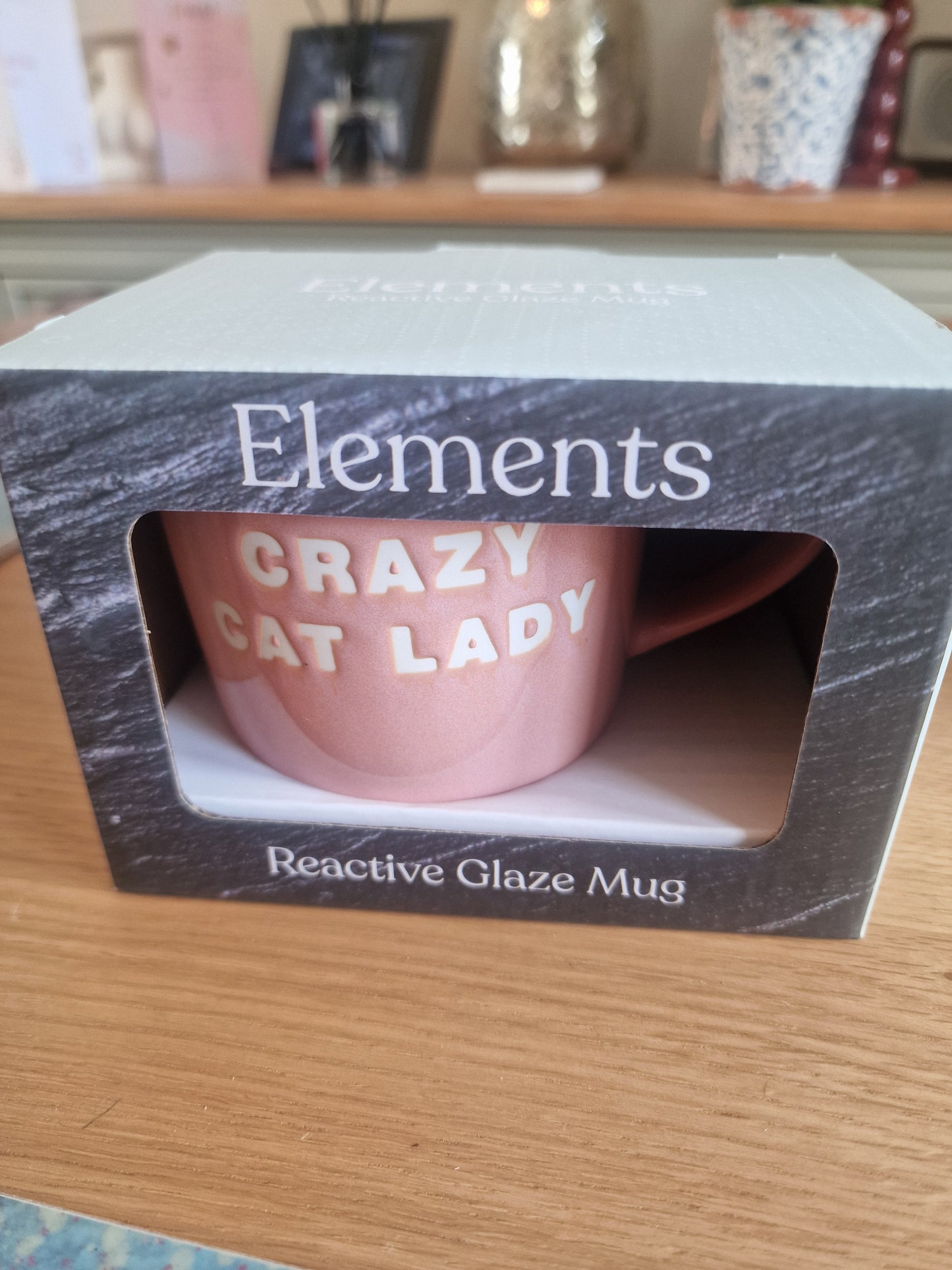 Large Pink "Crazy Cat Lady" Mug