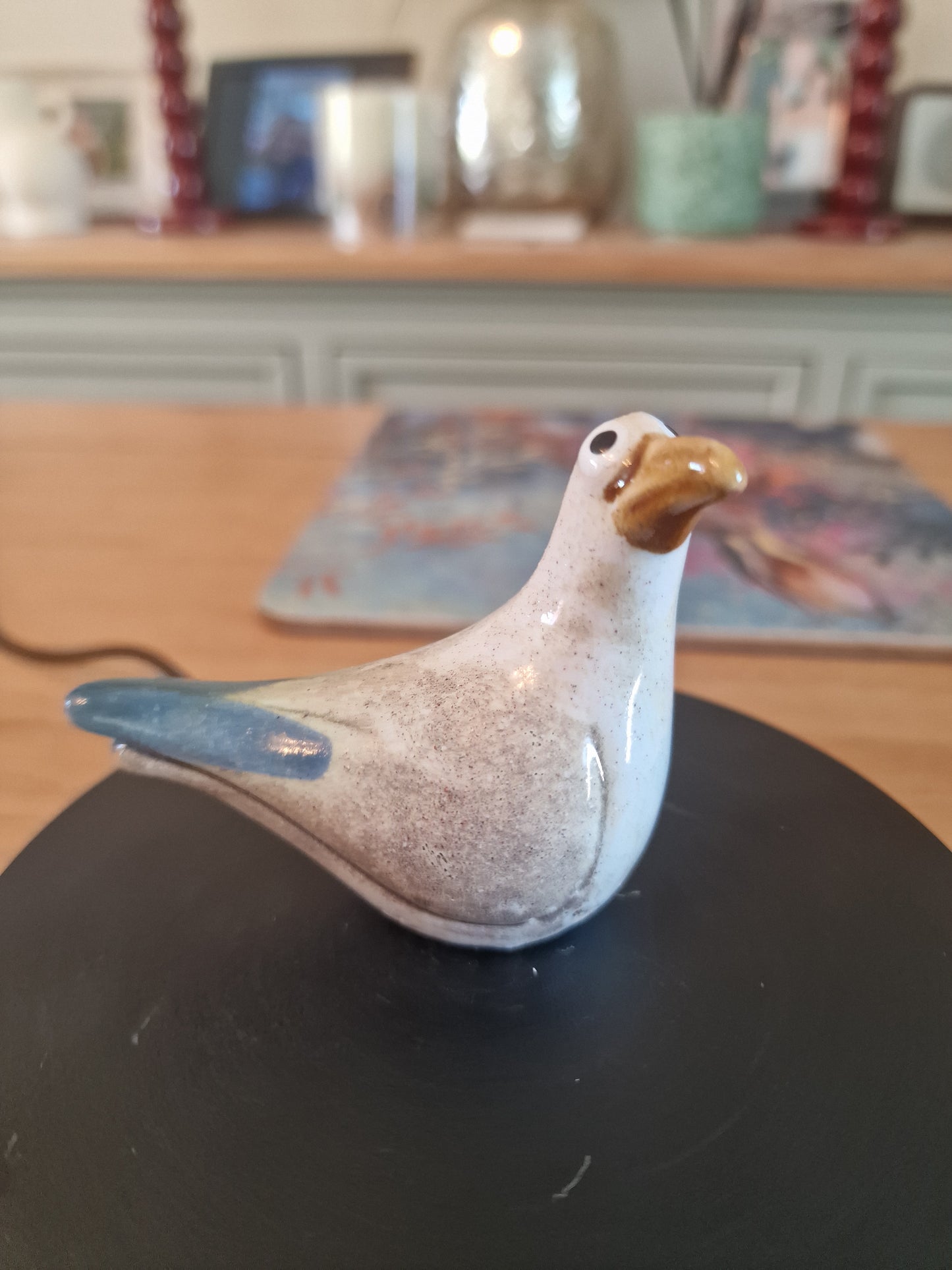 Rustic Seagull Ornament, 7.5cm