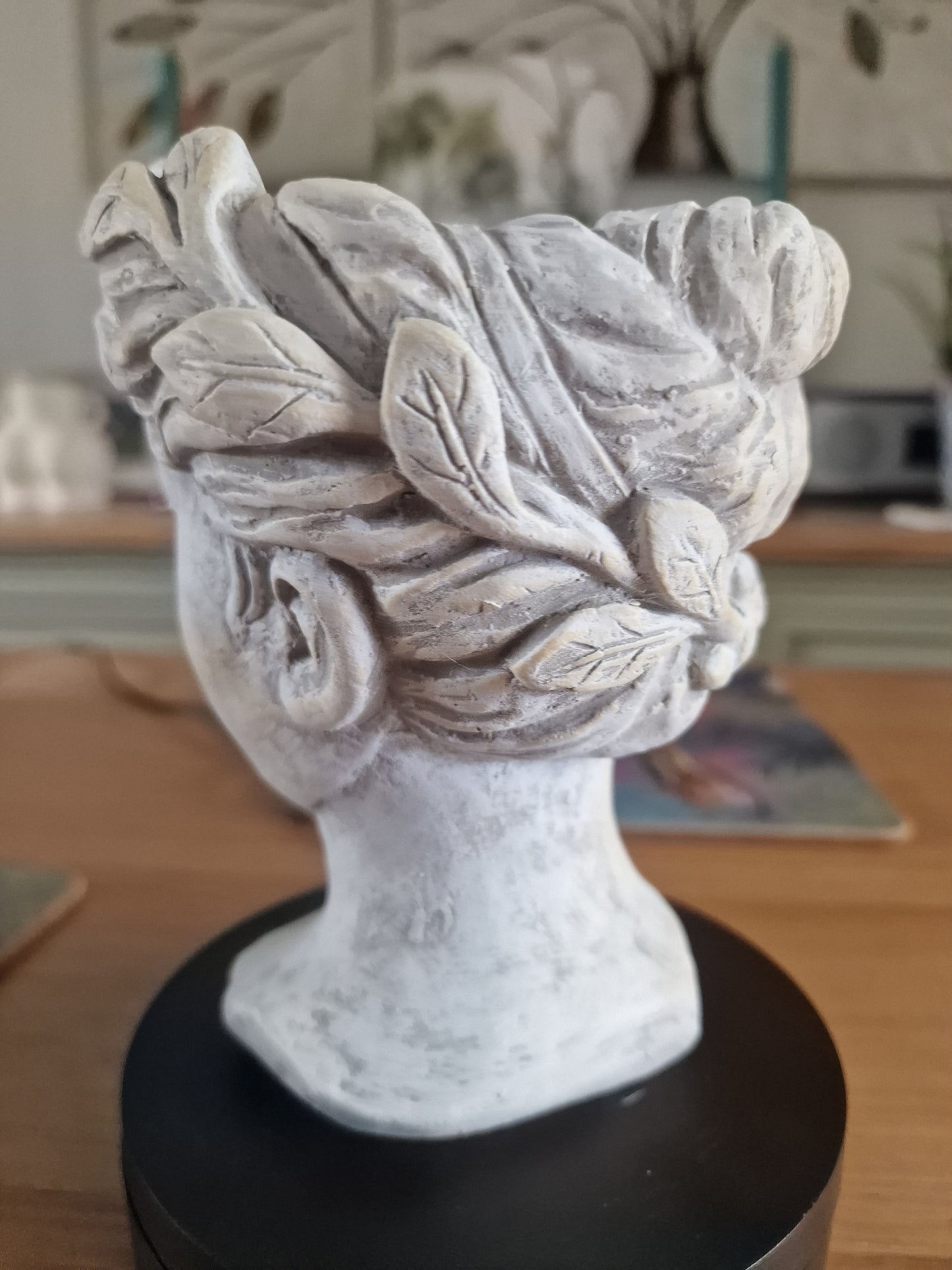 Cherub Head Planter Cement - Choose Your Size: Small 16cm or Large 25cm