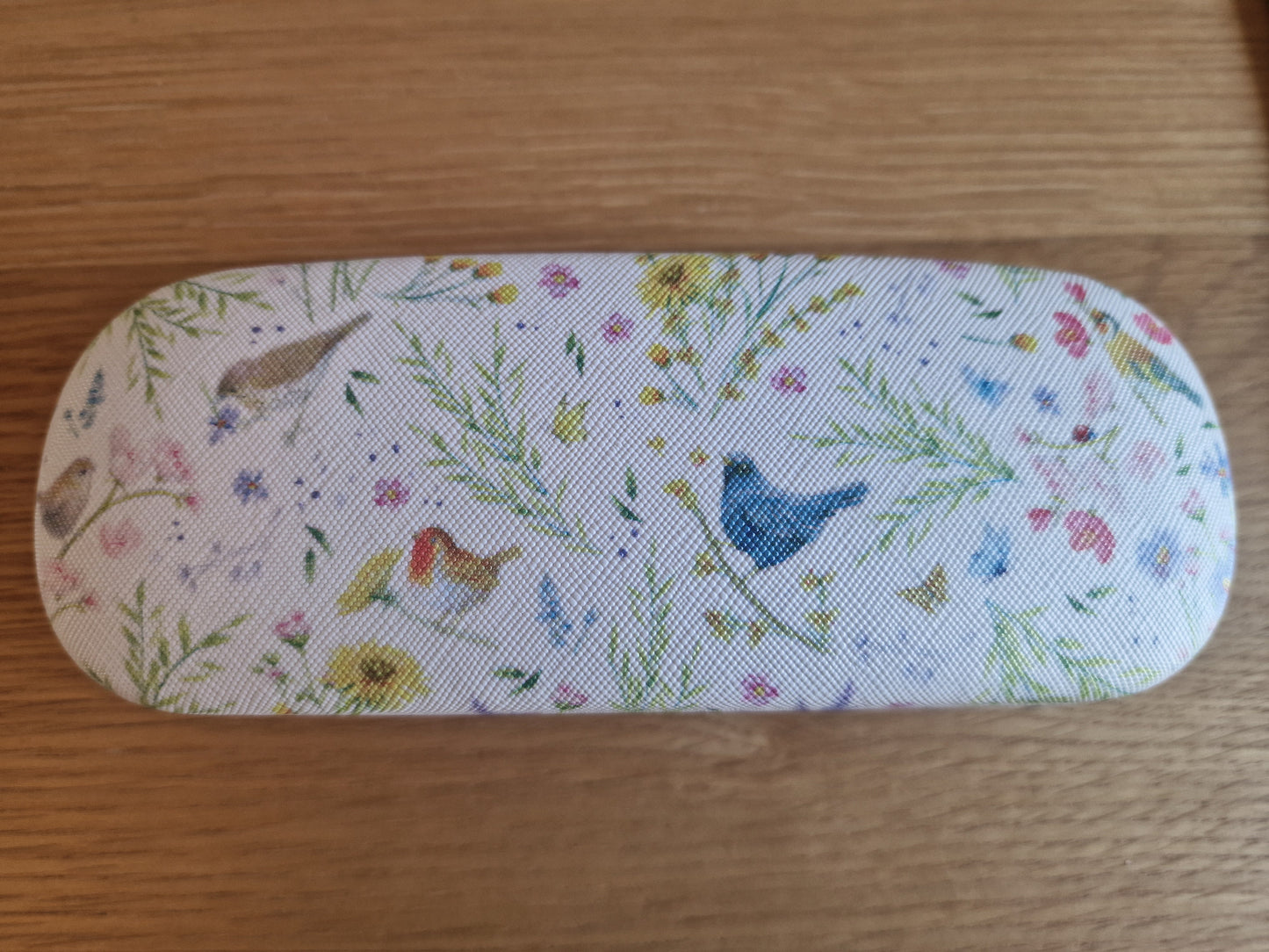 British Birds & Wildflowers Hard Shell Glasses Case - Choose Your Design