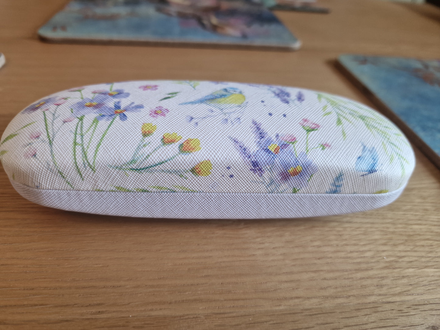 British Birds & Wildflowers Hard Shell Glasses Case - Choose Your Design
