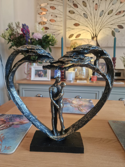 Standing Couple In Heart Tree
