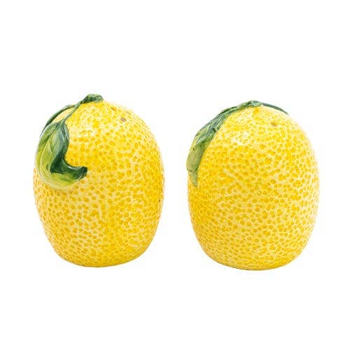 Mediterranean Lemon Salt and Pepper Pots Gift Set -Boxed