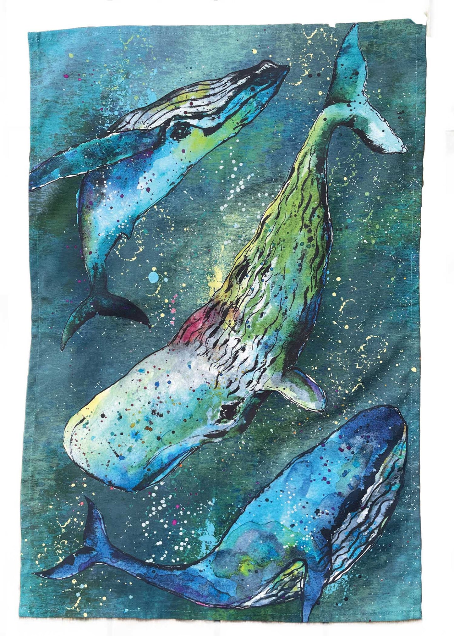 Whale Tea Towel | Dolly Hot Dogs
