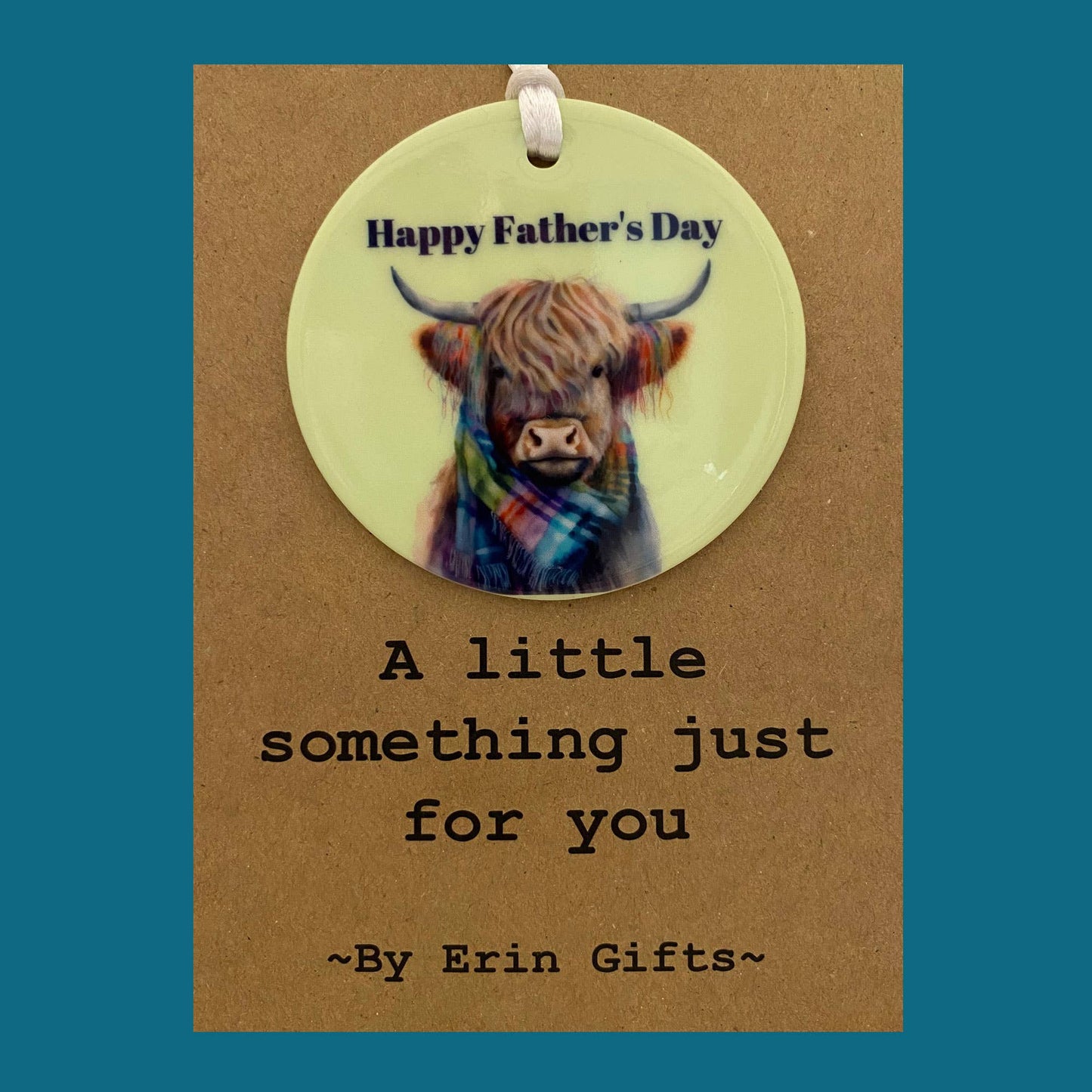 A Little Something - Father's Day Card & Ceramic Keepsake