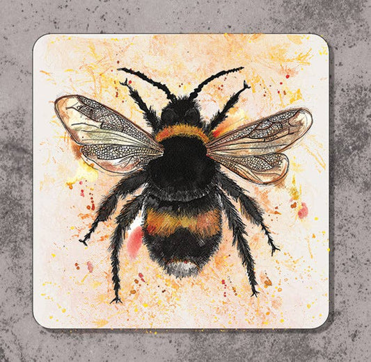 Bee Coasters | Set of 2 | Dolly Hot Dogs