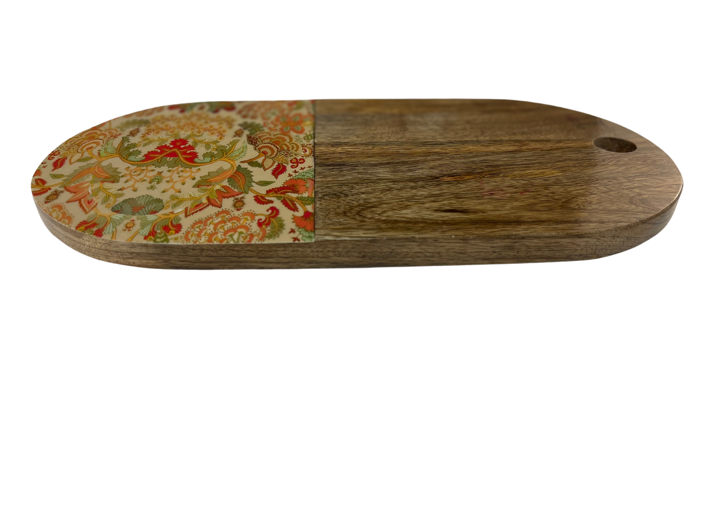 Cheese Board Charcuterie Board, Snack Serving Board With French Floral Print