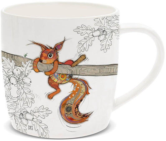 Bug Art Sammy Squirrel Mug with presentation box