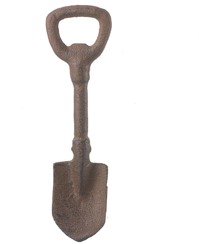 Cast Iron Spade shaped Bottle Opener, 14.7cm