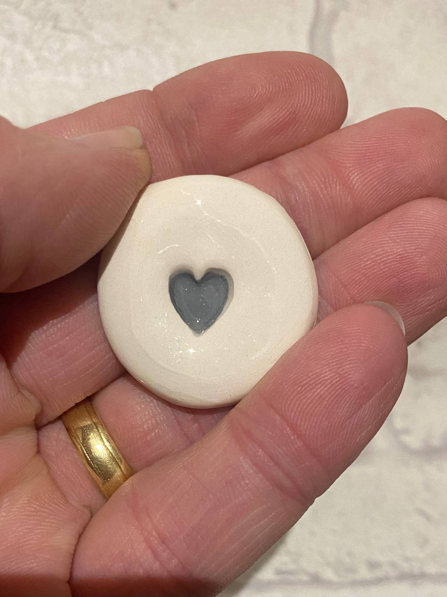 Daughter, As Your.. Ceramic Pocket Token Pocket hug & Card
