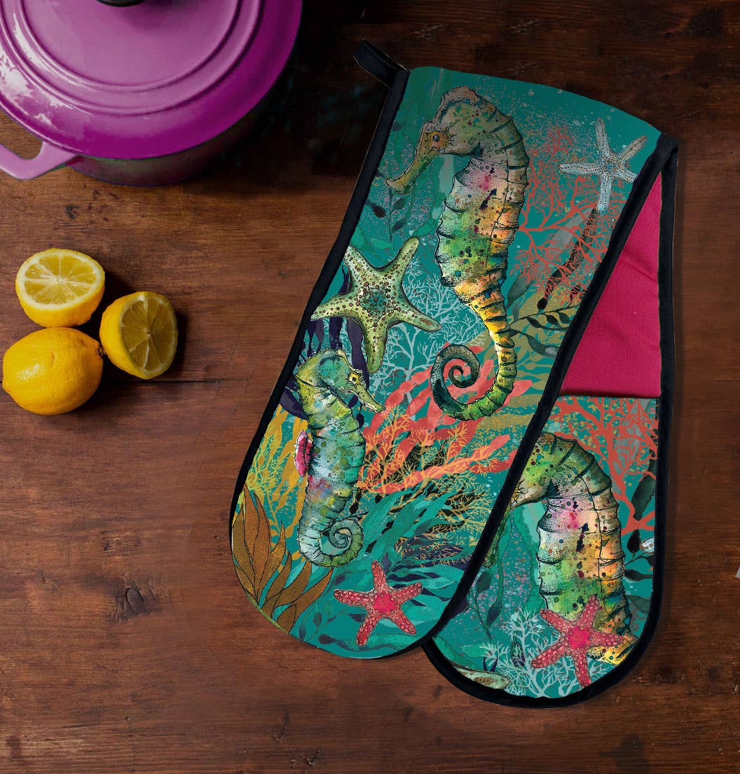 Seahorse & Starfish Oven Glove | Dolly Hot Dogs