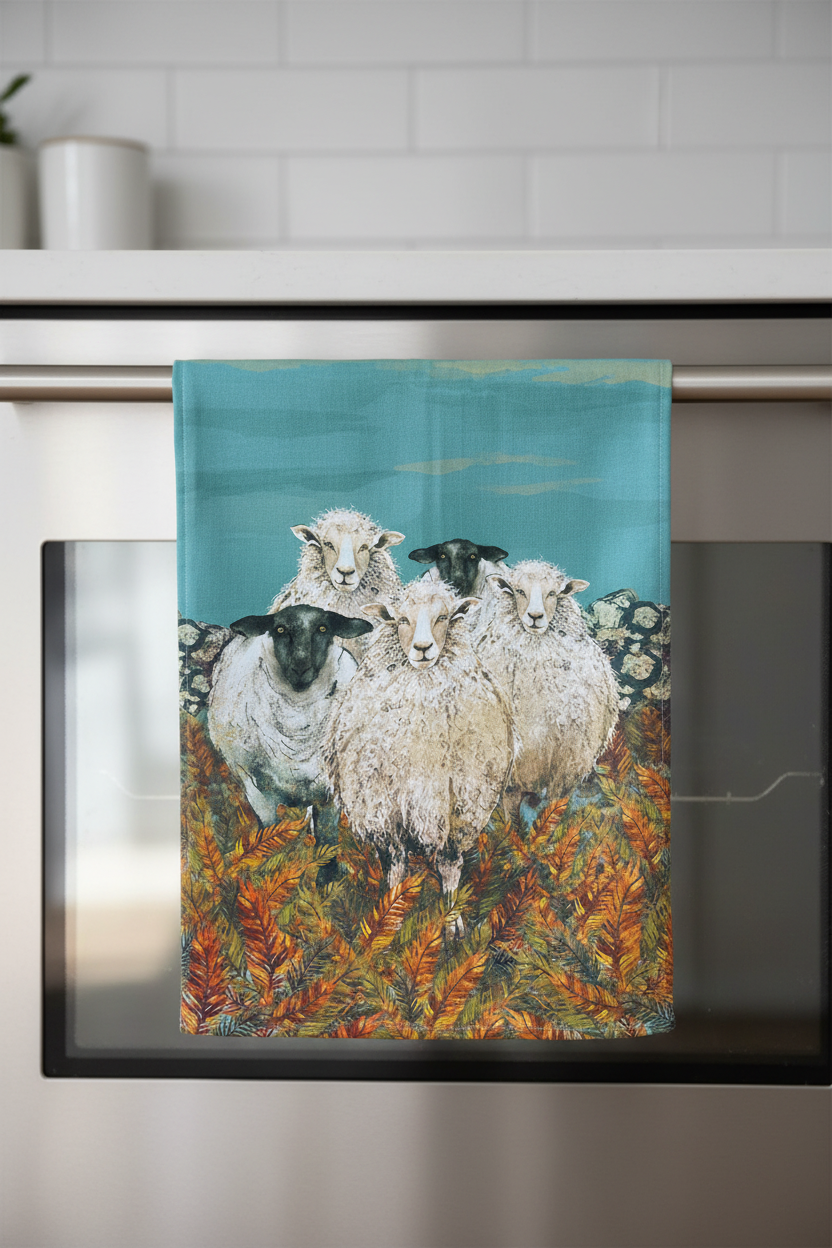Sheep Tea Towel | Dolly Hot Dogs