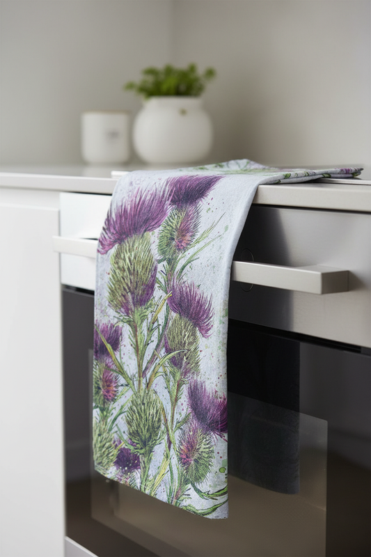 Thistle Tea Towel