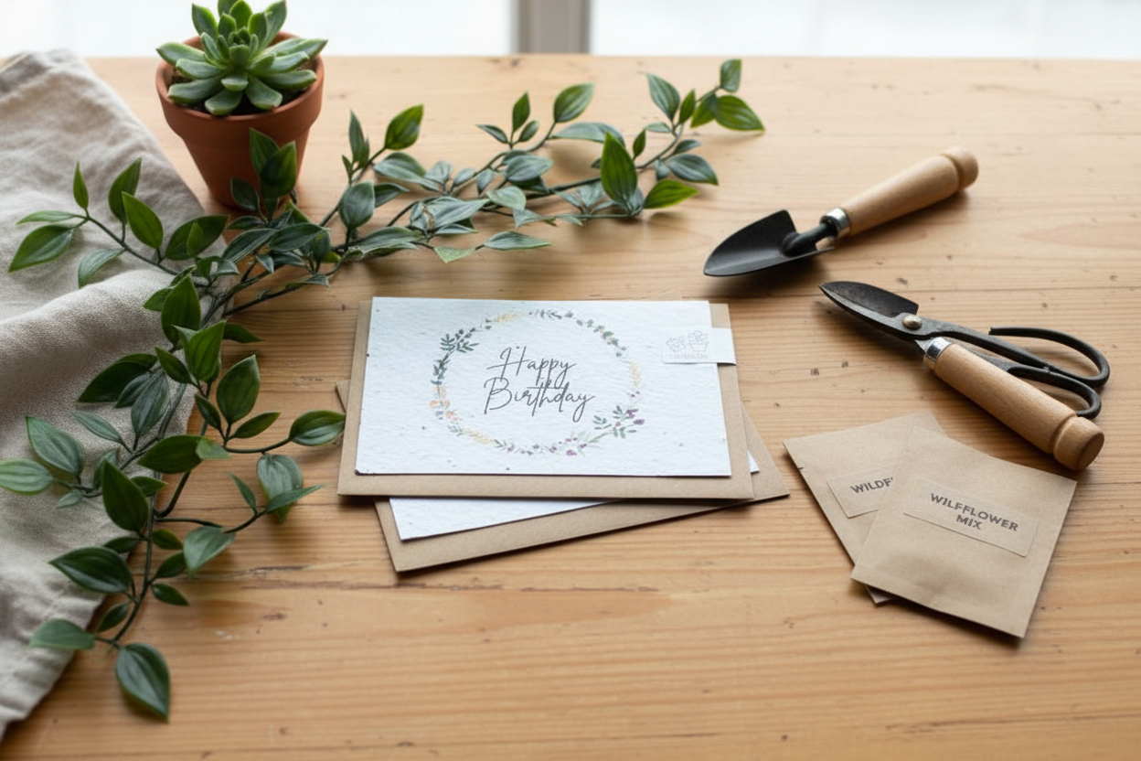 Plantable Greeting Card - Happy Birthday
