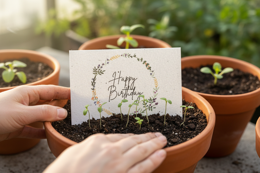 Plantable Greeting Card - Happy Birthday