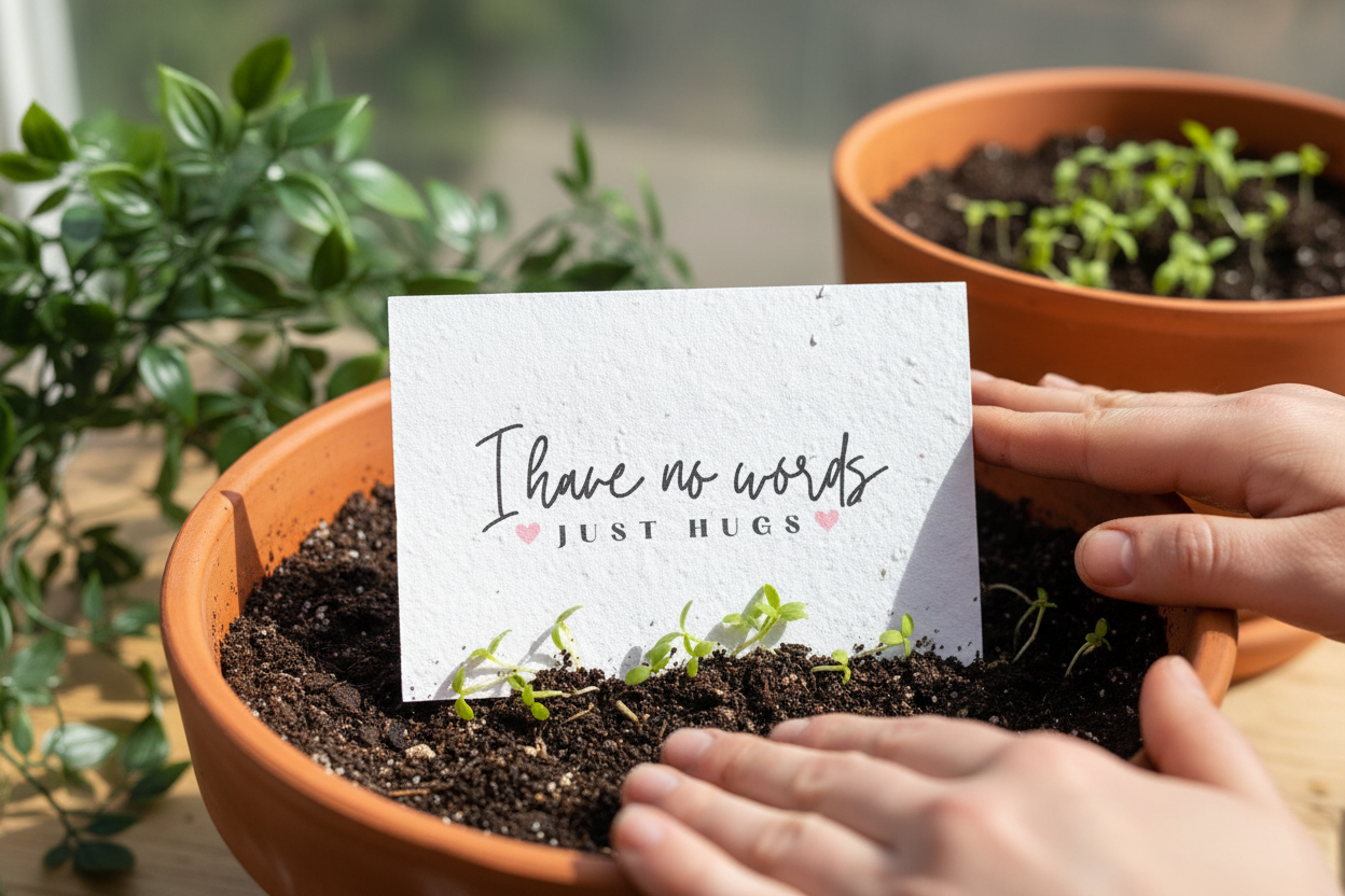 Plantable Greeting Card - I have no words