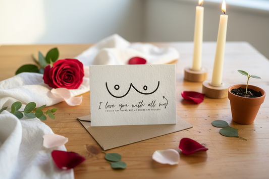 Plantable Greeting Card - I Love You With All My Heart