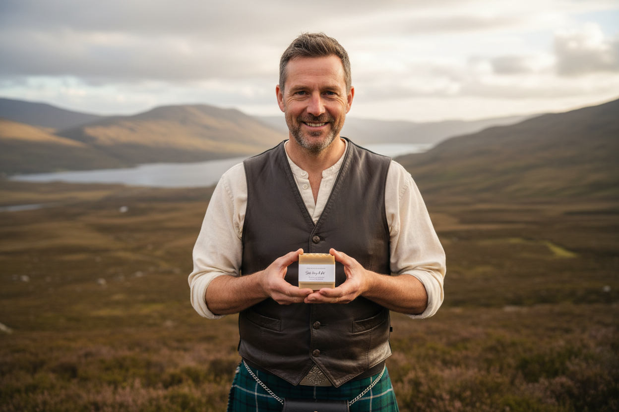 Skye Natural Skincare Soap - Scots Oat & Honey