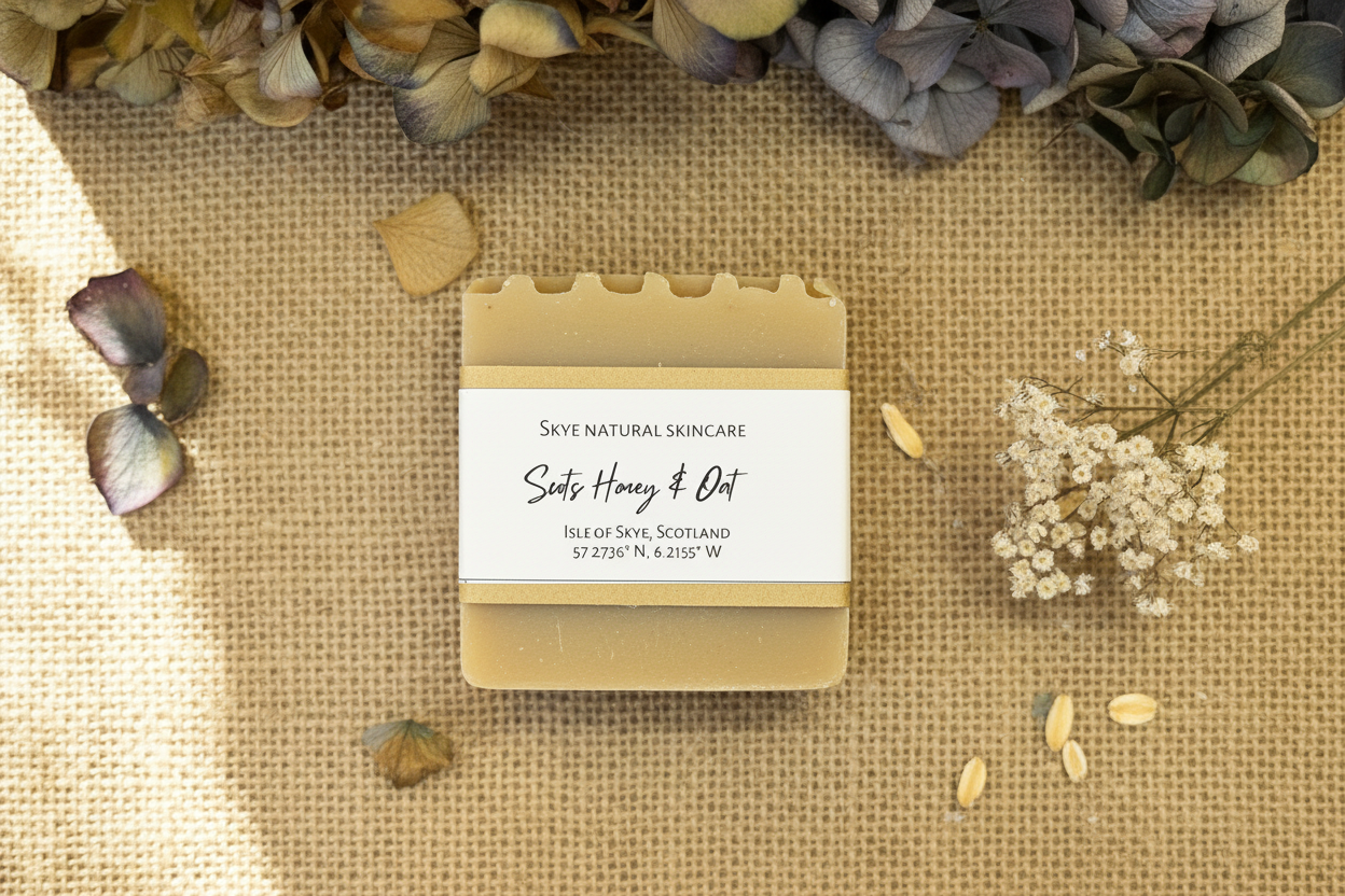 Skye Natural Skincare Soap - Scots Oat & Honey