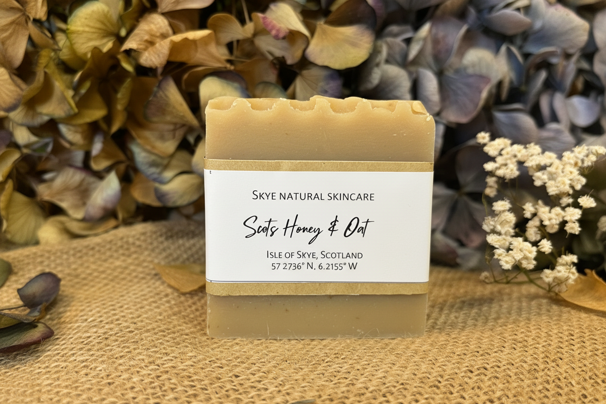 Skye Natural Skincare Soap - Scots Oat & Honey