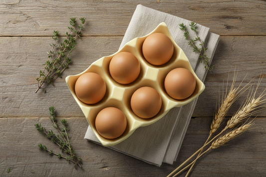Ceramic Egg Holder - Yellow