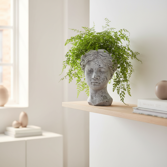 Large Female Planter - Stone Effect H26cm